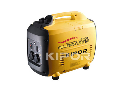 Бензиновый-инверторный генератор KIPOR  IG 2600 ( электростанция-инвертор бензогенератор для дома и дачи 2,6 кВт ) 