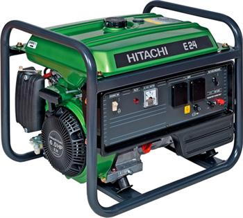 Бензиновый генератор HITACHI E24 ( электростанция хитачи для дома и дачи 2,4 кВт ) 