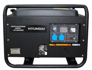 Бензиновый генератор Hyundai HY9000SE ( мини-электростанция для дома и дачи мощность 7,2 кВт хюндай )